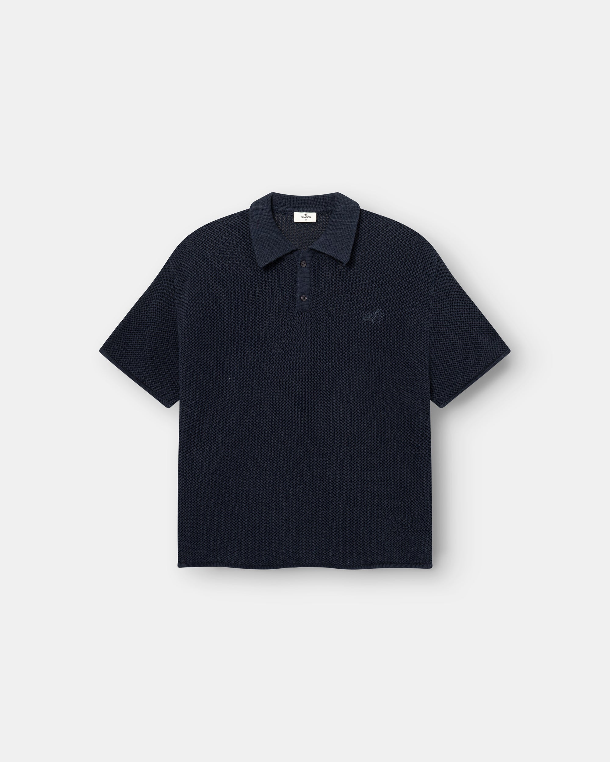 Knitted Polo Navy